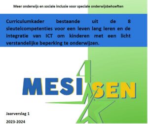 MESI4SEN Curriculum Framework in Dutch Has Been Developed